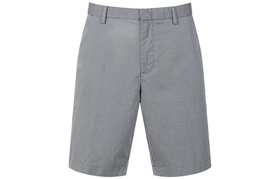 

Мужские серые повседневные шорты SS22 HUGO BOSS, серый