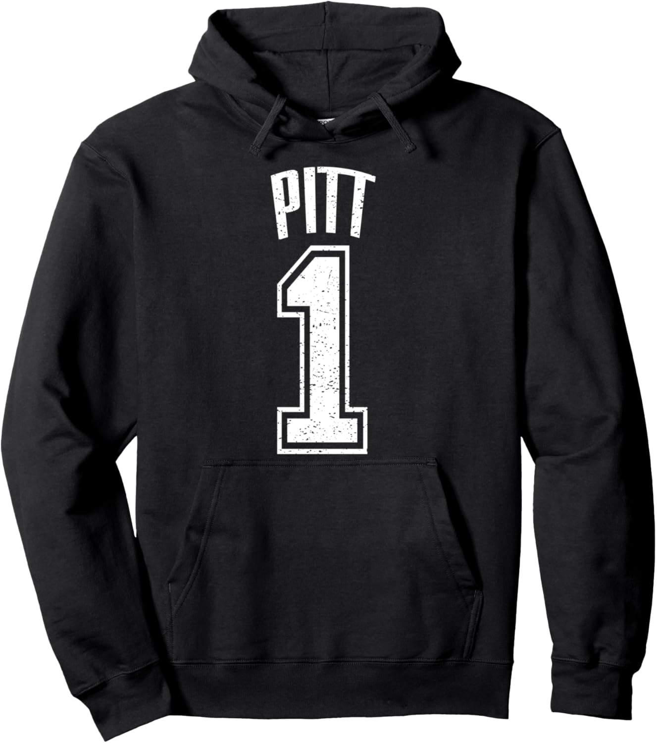 

Толстовка с капюшоном Pit Supporter Number 1 Large Fan Hoodie Pitt Support Goods & Fan Gifts For Men And Women, черный