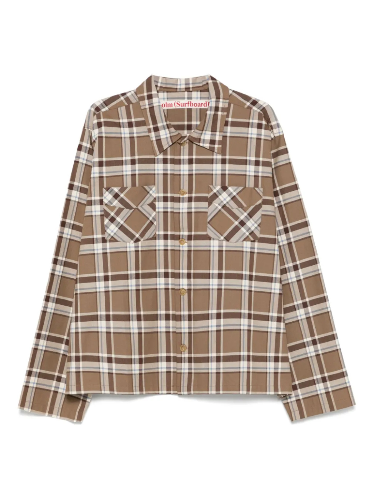 

Рубашка Club Stockholm Surfboard Club, коричневый