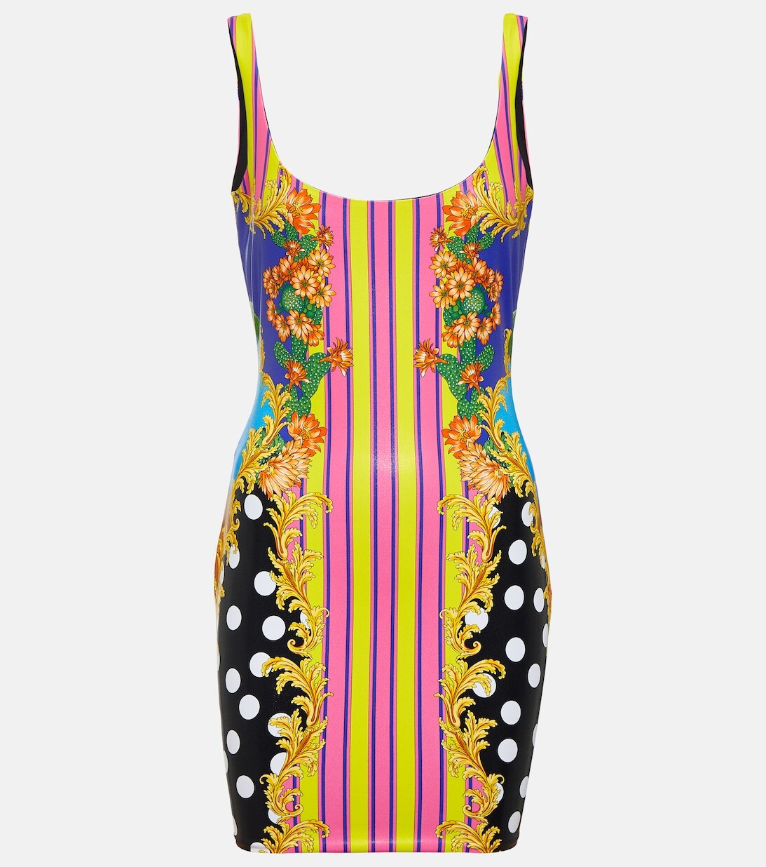 

Мини-платье Medusa Palm Springs VERSACE, разноцветный