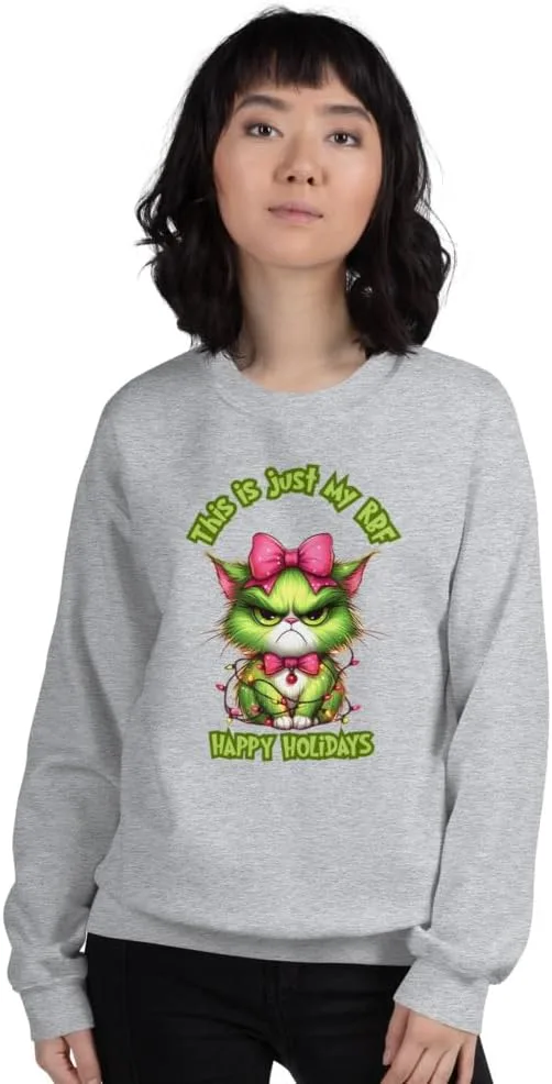 Свитшот с графикой Resting RBF Grumpy Holiday
