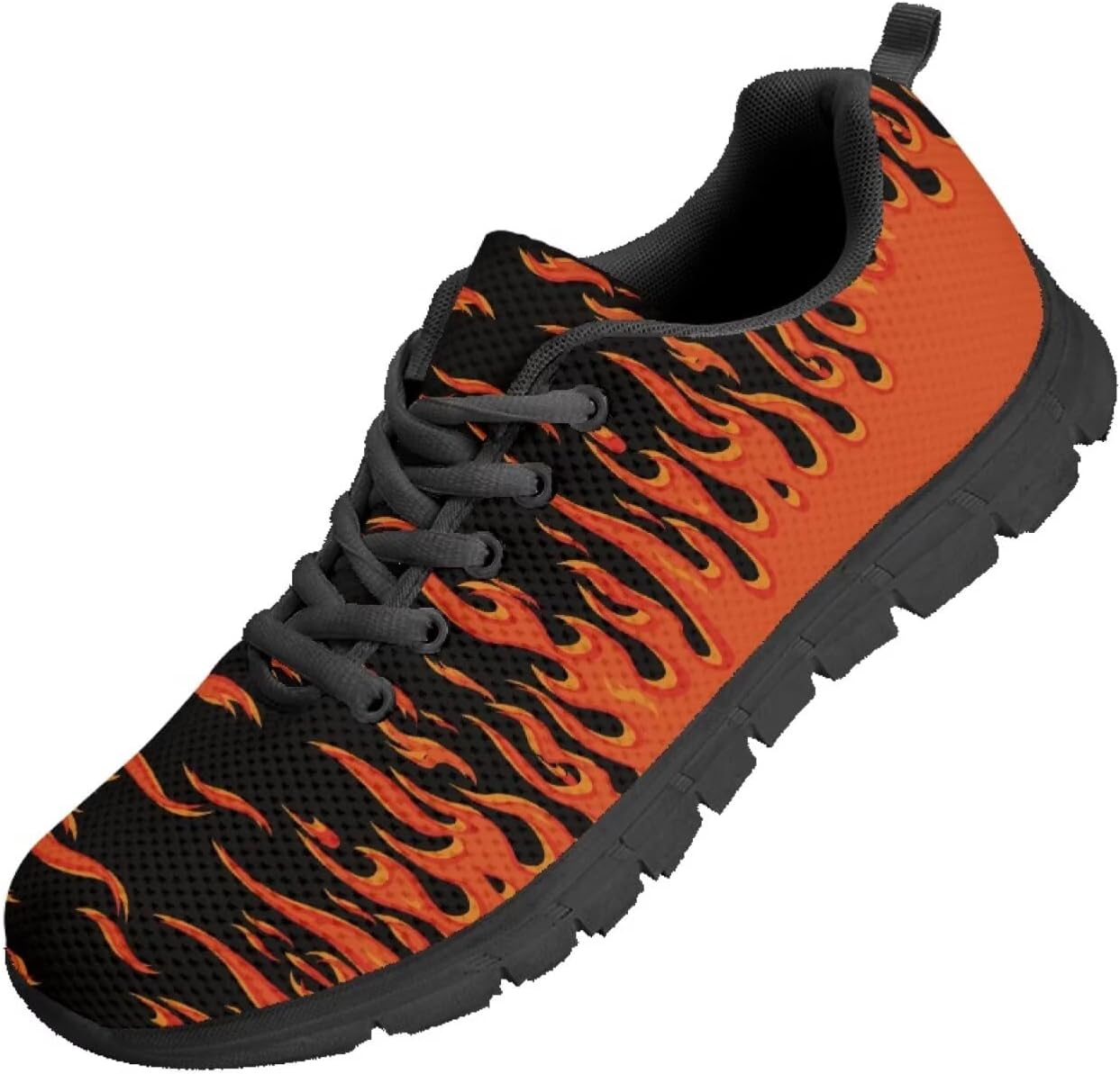

Мужские кроссовки Funnydude Funny Print для бега, легкие осенние сникерсы, повседневная обувь для спортзала, Flame