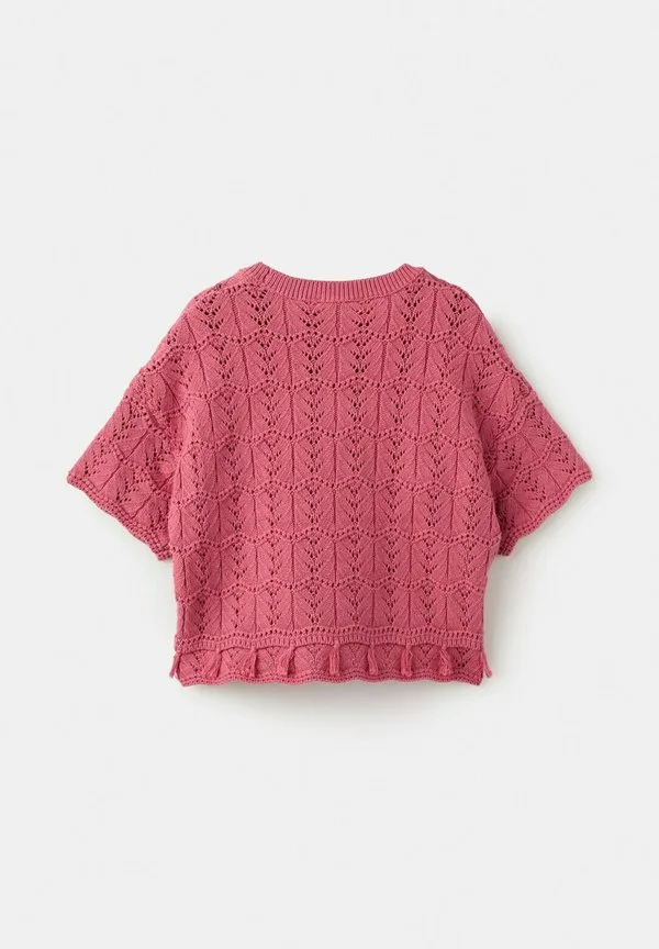 Футболка с детским принтом Mango Kids, Light Pink — фото 2