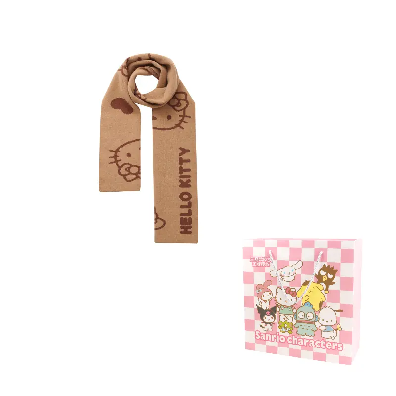 

Sanrio Вязаный шарф Hello Kitty унисекс, Hello Kitty Maillard Style Knit Scarf