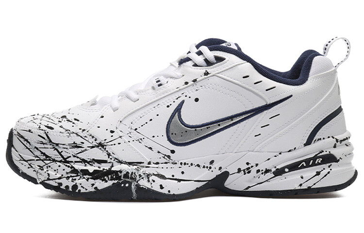 

Кастомизированные кроссовки Nike Air Monarch 4 Chunky Unisex, белый/черный