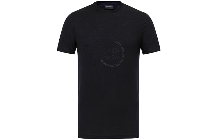 

EMPORIO ARMANI Футболка мужская темно-синяя, Синий, EMPORIO ARMANI Футболка мужская темно-синяя