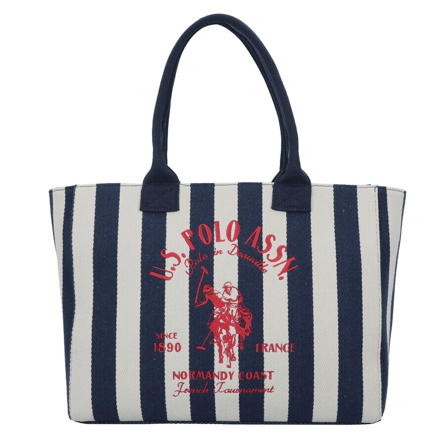 

Сумка шоппер U.S. POLO ASSN. Shopper Beach, цвет marine blue/white, Белый, Сумка шоппер U.S. POLO ASSN. Shopper Beach, цвет marine blue/white