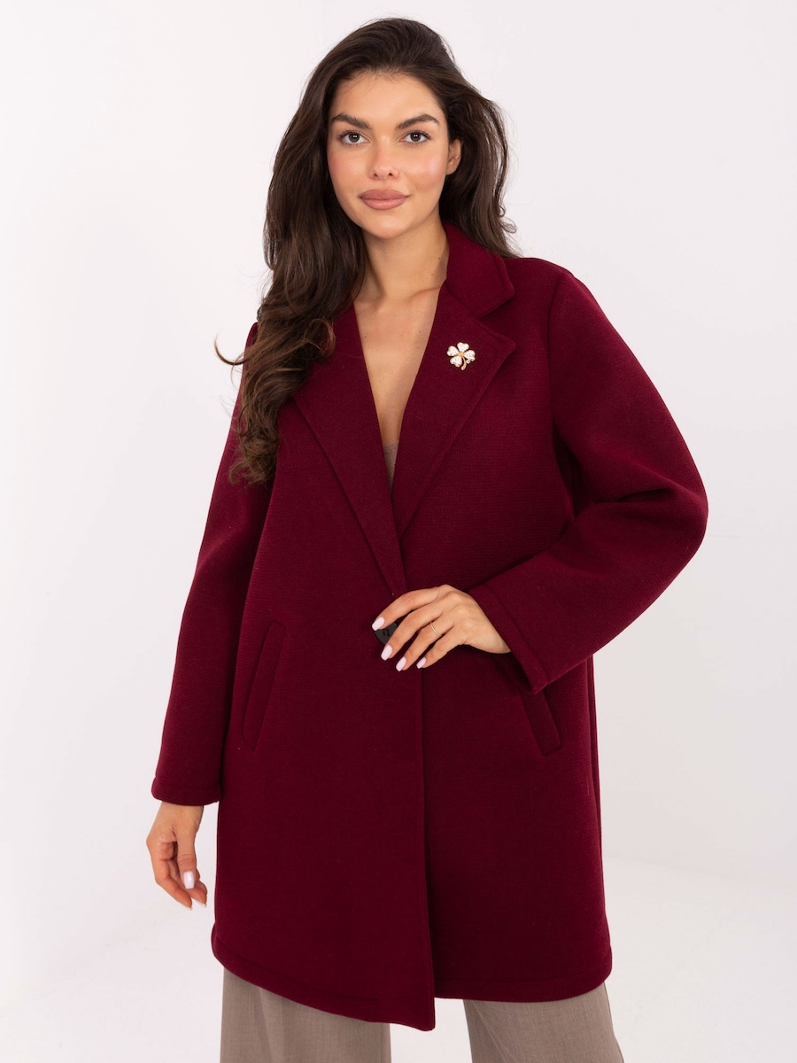 

Пальто межсезонное Madnezz House, бордовый