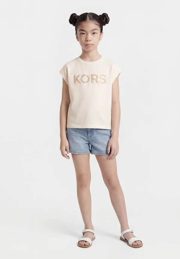 Футболка с принтом Michael Kors Kids, Off-White