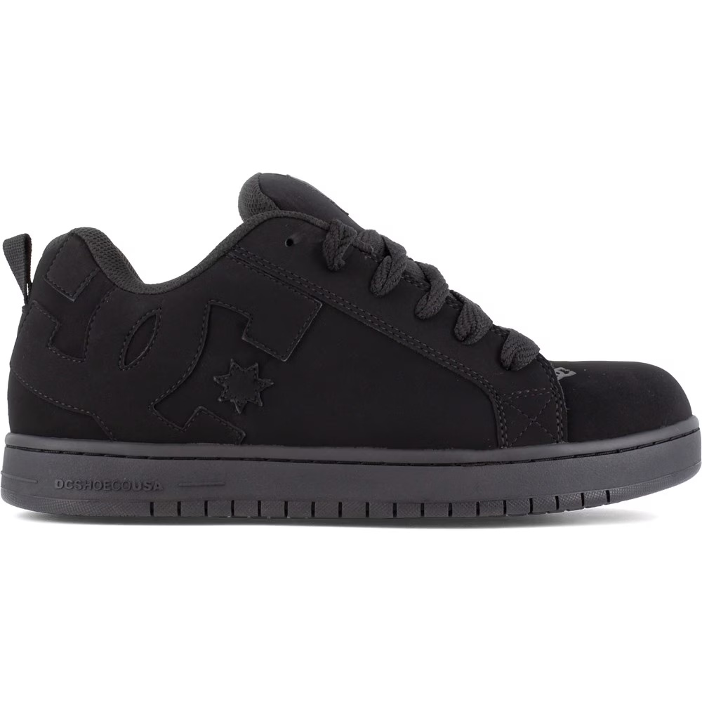 Кроссовки для работы с композитным носком Court Graffik Dc Shoes, black — фото 2