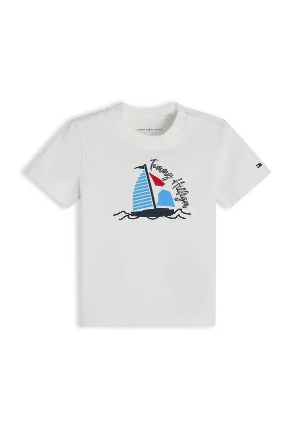 Футболка Tommy Hilfiger Sail Boat Tee Print, белый