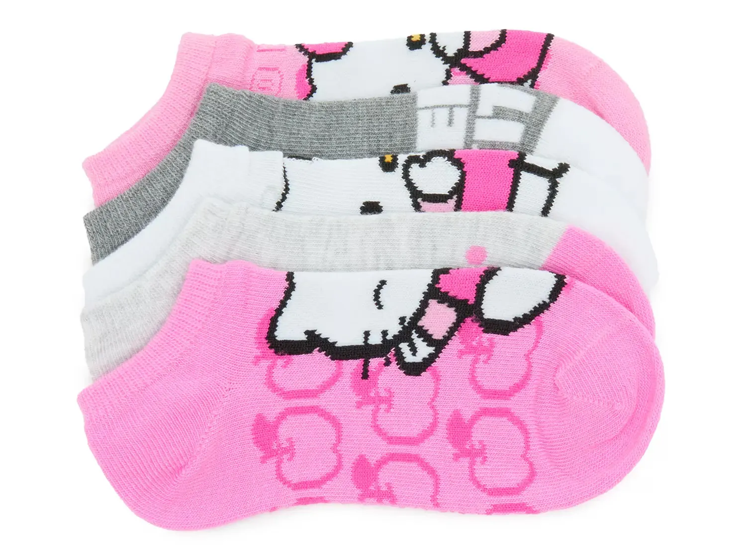 

Носки детские No Show Hello Kitty - 5 пар High Point Design, Light Pink