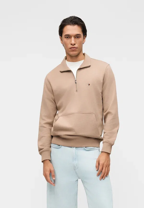 Толстовка Essential zip core sweatshirt Tommy Hilfiger, батик хаки