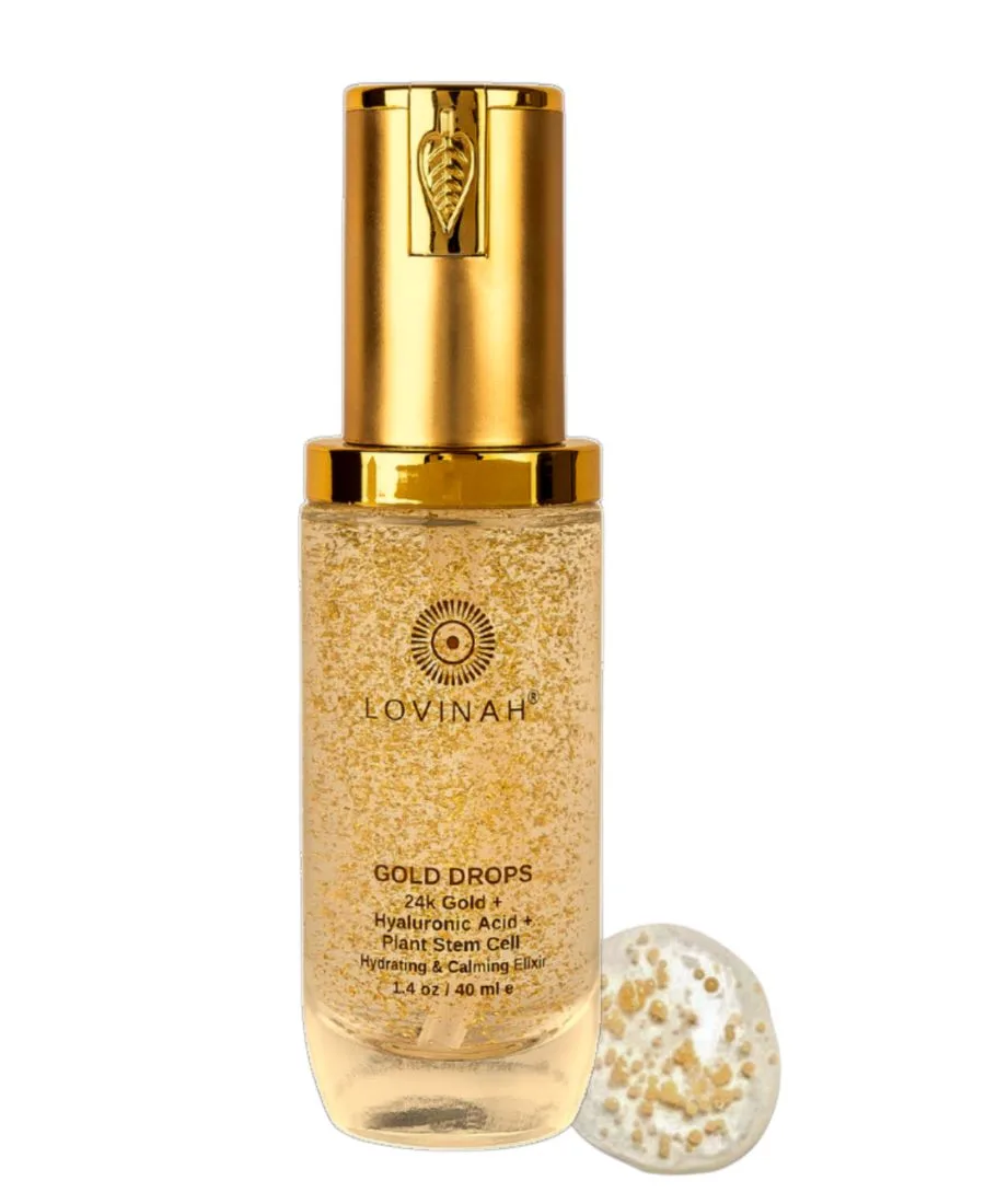 Масло для лица Lovinah Skincare — Увлажняющий успокаивающий эликсир «Золотая капля»