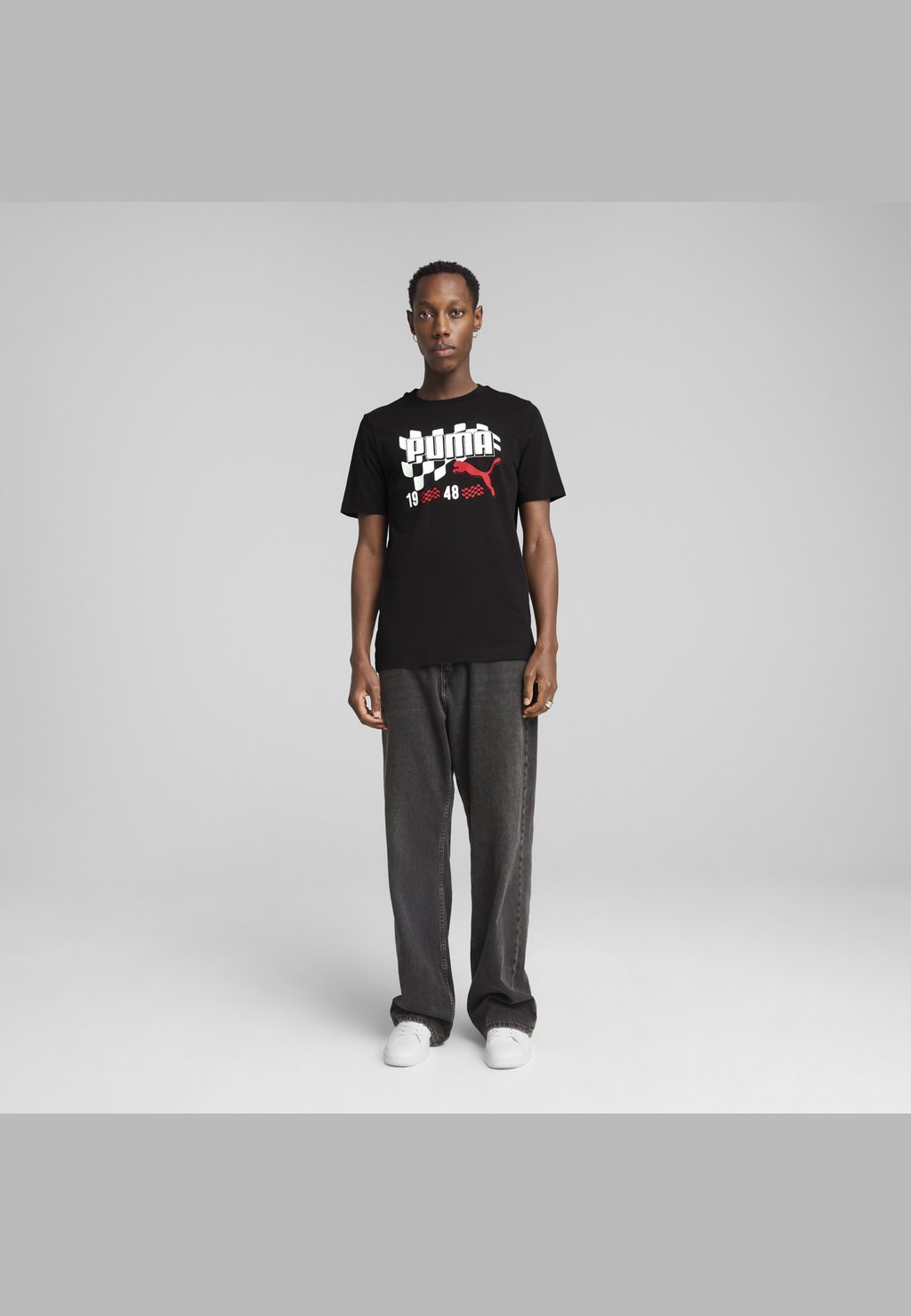 

Рубашка с принтом GRAPHICS MOTO FLAG TEE Puma, черный