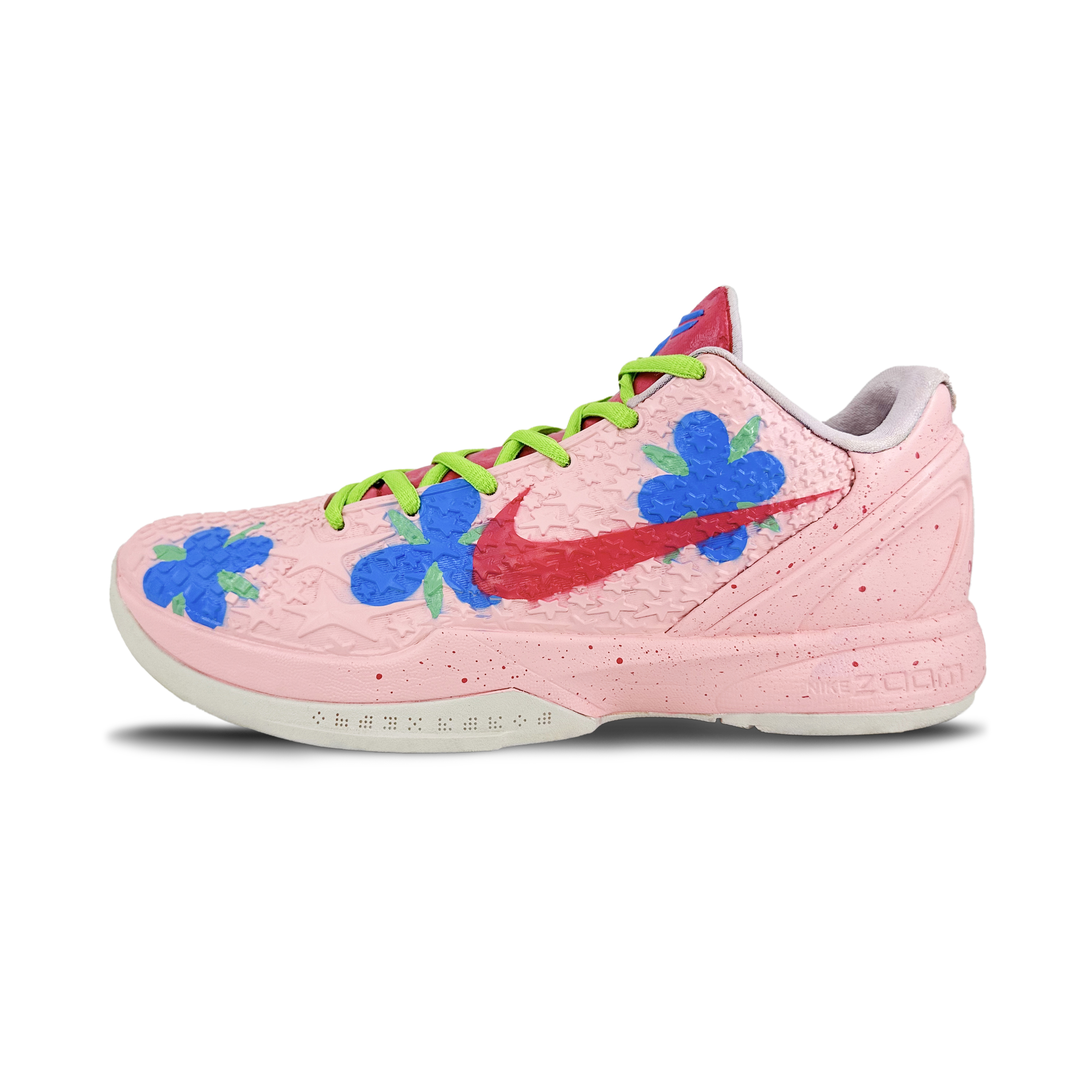 

Nike Баскетбольные кроссовки Zoom Kobe 6 мужские, низкие, розовые/синие/красные