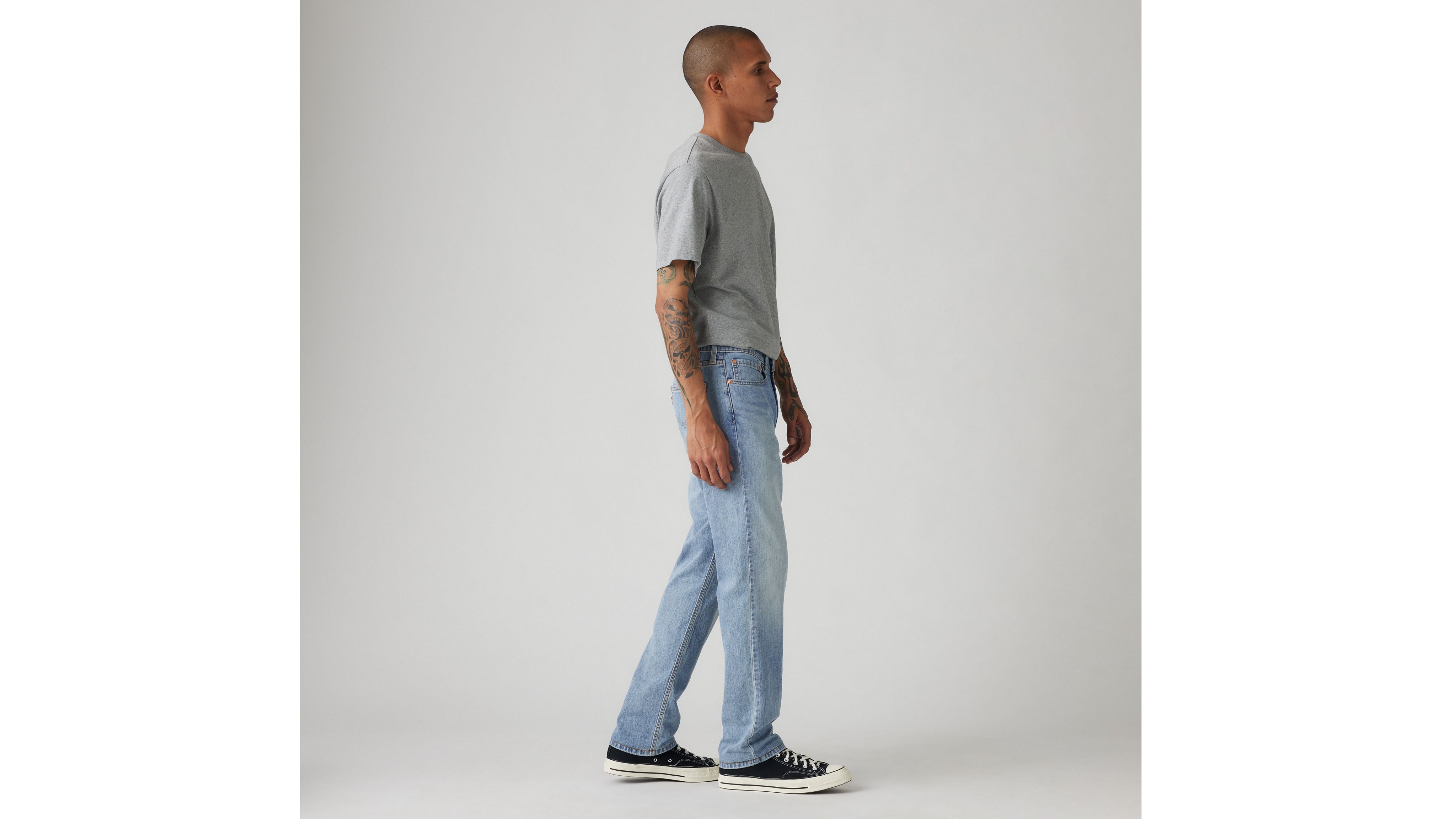 Мужские джинсы Levi's 514 Straight Fit Cut, голубой — фото 4