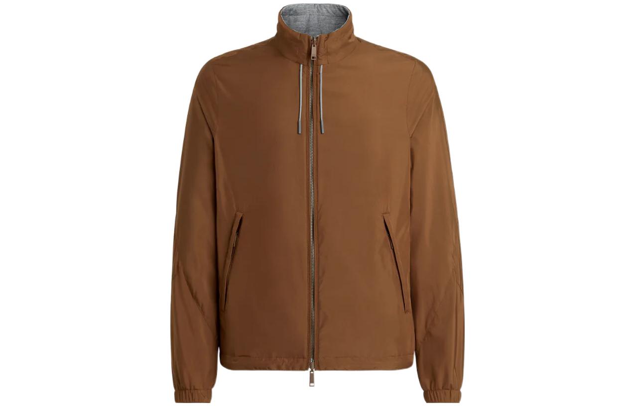 

Ermenegildo Zegna Джерси Zegna Reversible Zipped, Red Brown