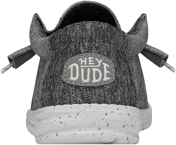 HEYDUDE - Мужские спортивные вязаные туфли Wally Sport - Слипоны - Мокасины, Gray — фото 3