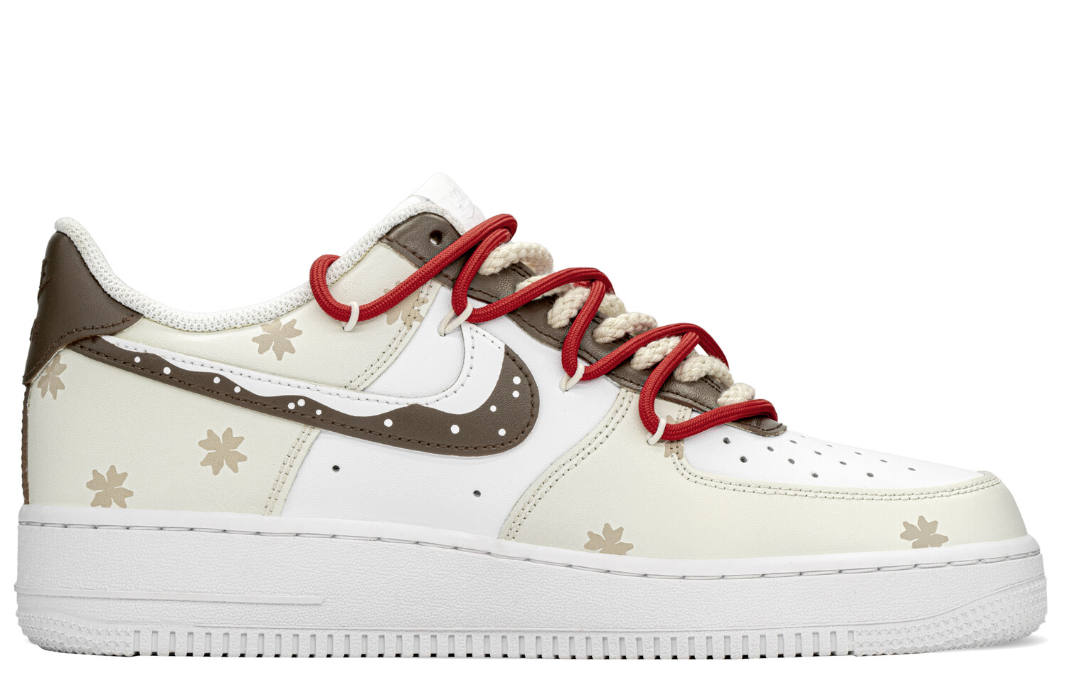 

Мужские кроссовки для скейтбординга Nike Air Force 1, Khaki reddish brown