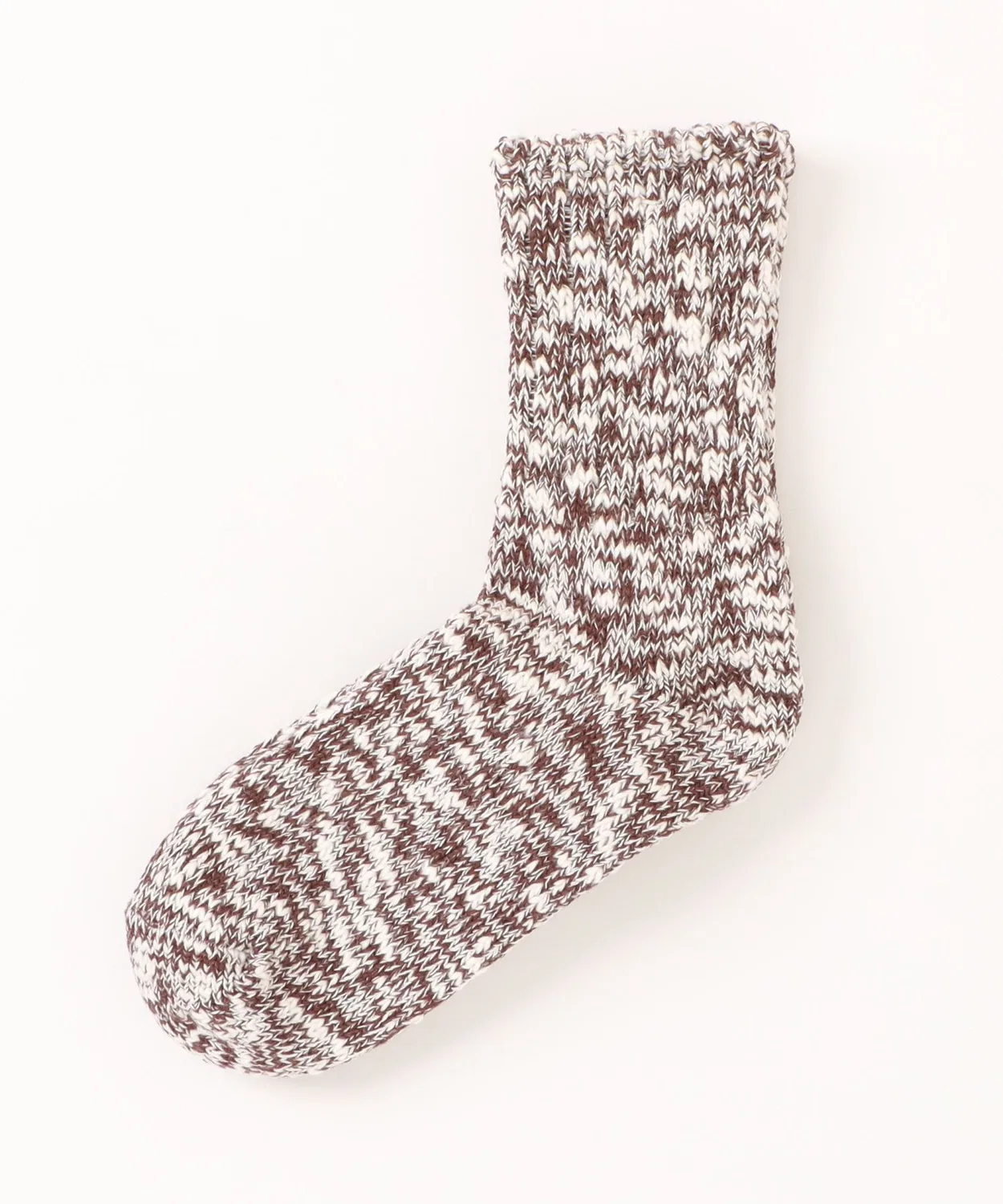 Носки PLANET-E #502 SLAB NEP SOLID SOCKS, короткие, коричневые