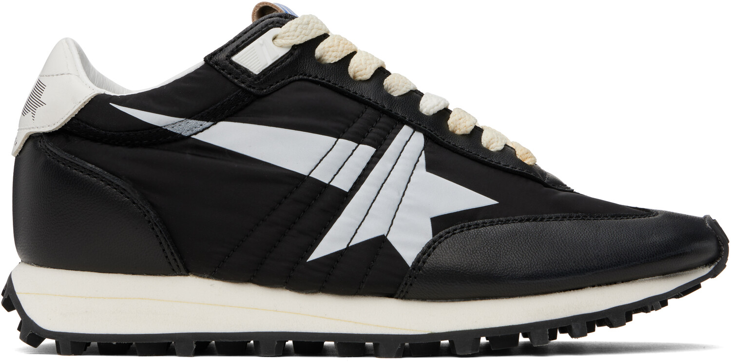 

Кроссовки Marathon M77 черно-белые Golden Goose, черный/белый/черный