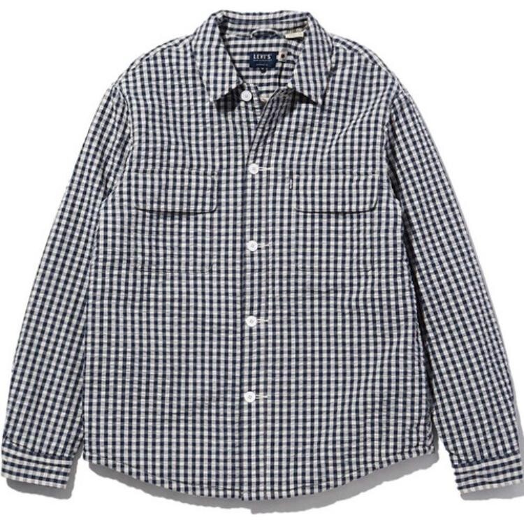 

Мужская рубашка Levi's levi’s, цвет Blue Checked