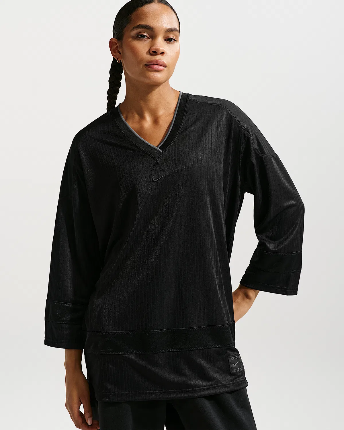 Женская оверсайз-туника из джерси Nike Sportswear, Black/Black/Black