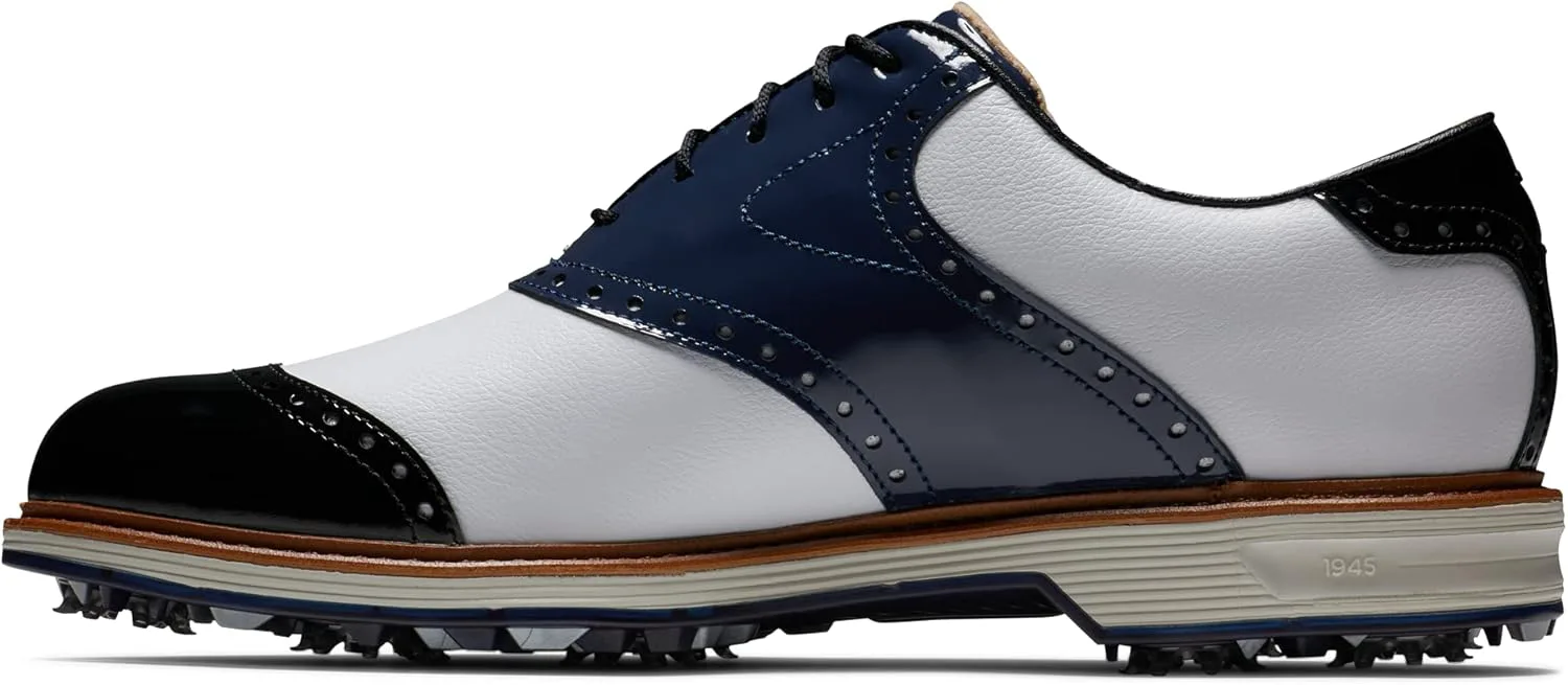 Мужские гольф-туфли FootJoy Premiere Series-Wilcox прошлых сезонов, белый/темно-синий/черный — фото 3