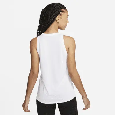 Футболка Nike Dri-FIT, белый/черный — фото 2