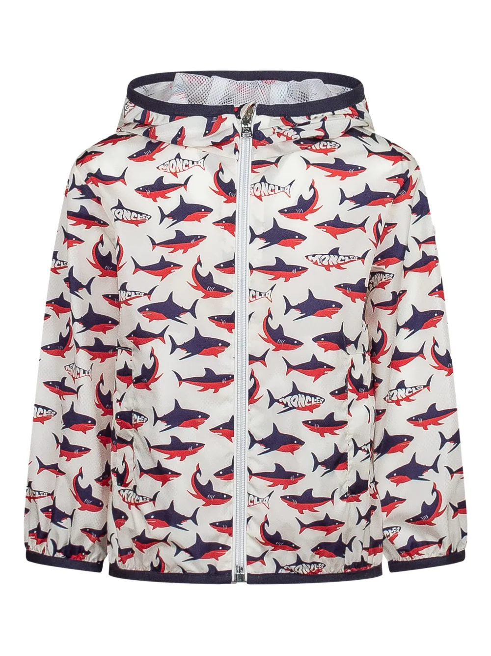 

Куртка с графичным принтом Moncler Enfant, белый
