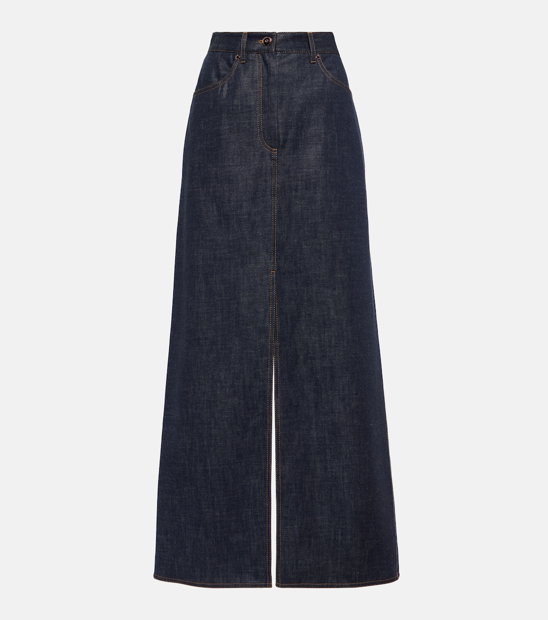 

Джинсовая макси-юбка Brunello Cucinelli, Denim