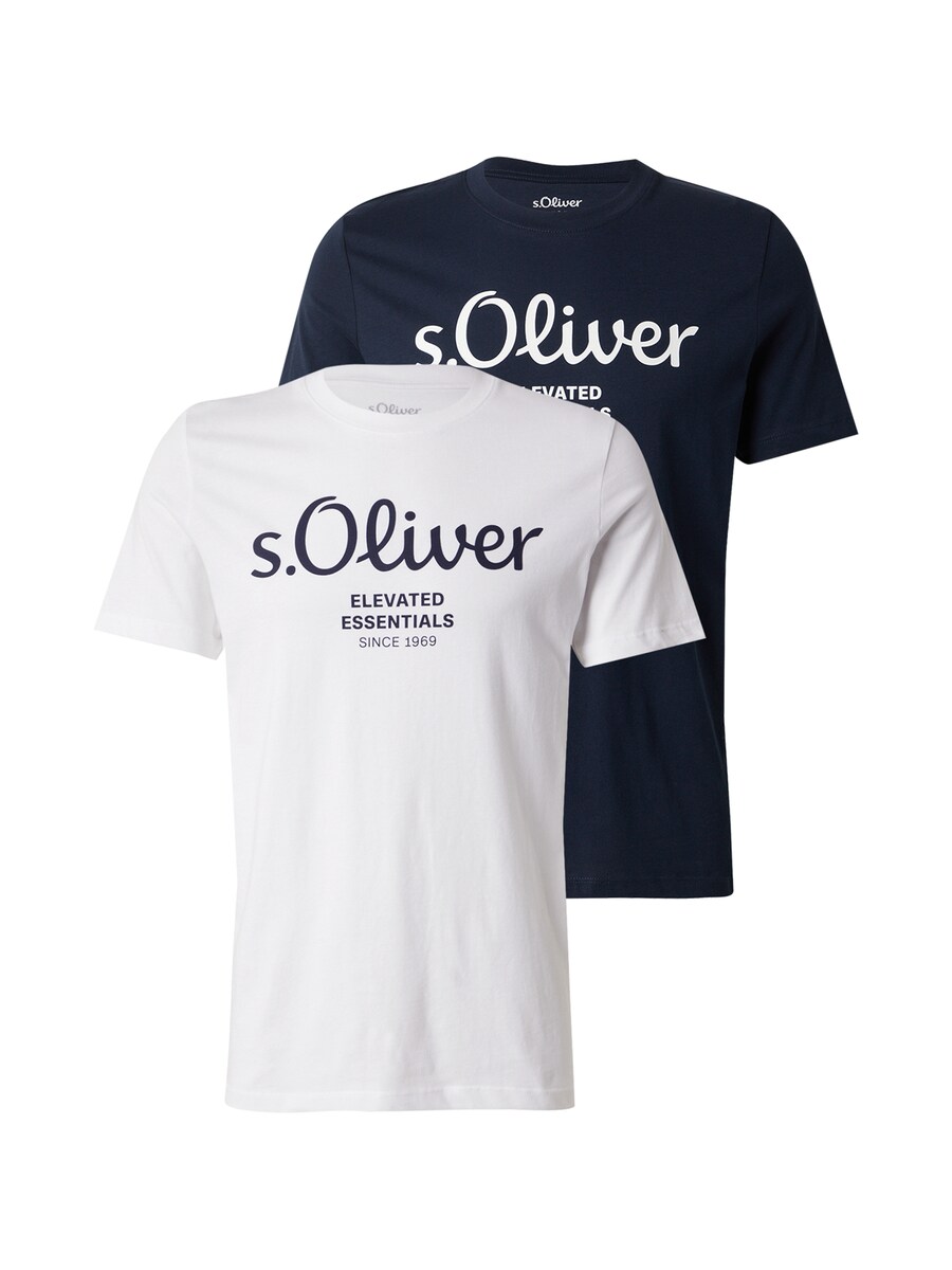

Футболка s.Oliver, Navy/White