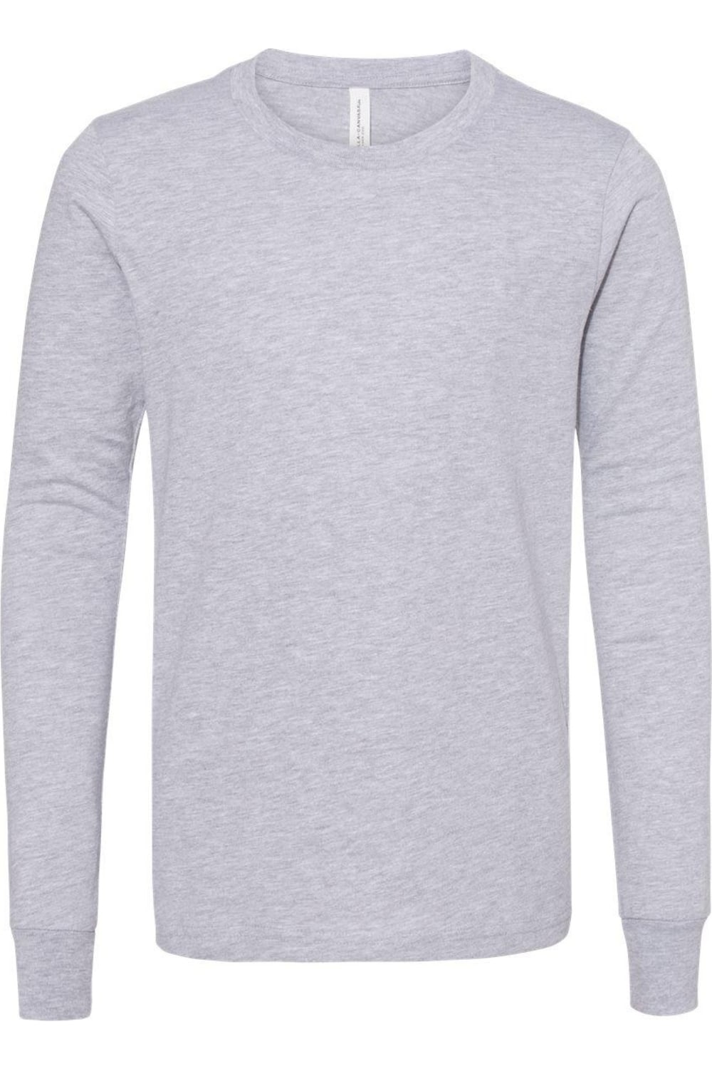 

Молодежная футболка с длинным рукавом BELLA + CANVAS, цвет athletic heather