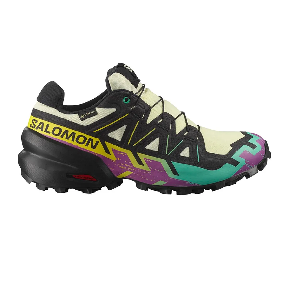 Женские трейловые кроссовки SPEEDCROSS 6 GTX W SALOMON Salomon, желтый/черный