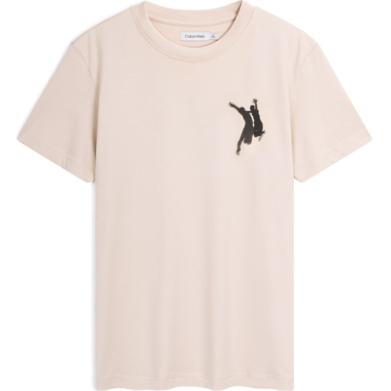 

Футболка серии Minimalist, унисекс, розовая Calvin Klein, розовый