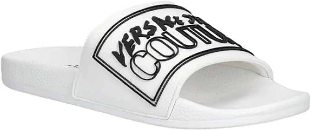 Сандалии VERSACE JEANS COUTURE, белые — фото 2