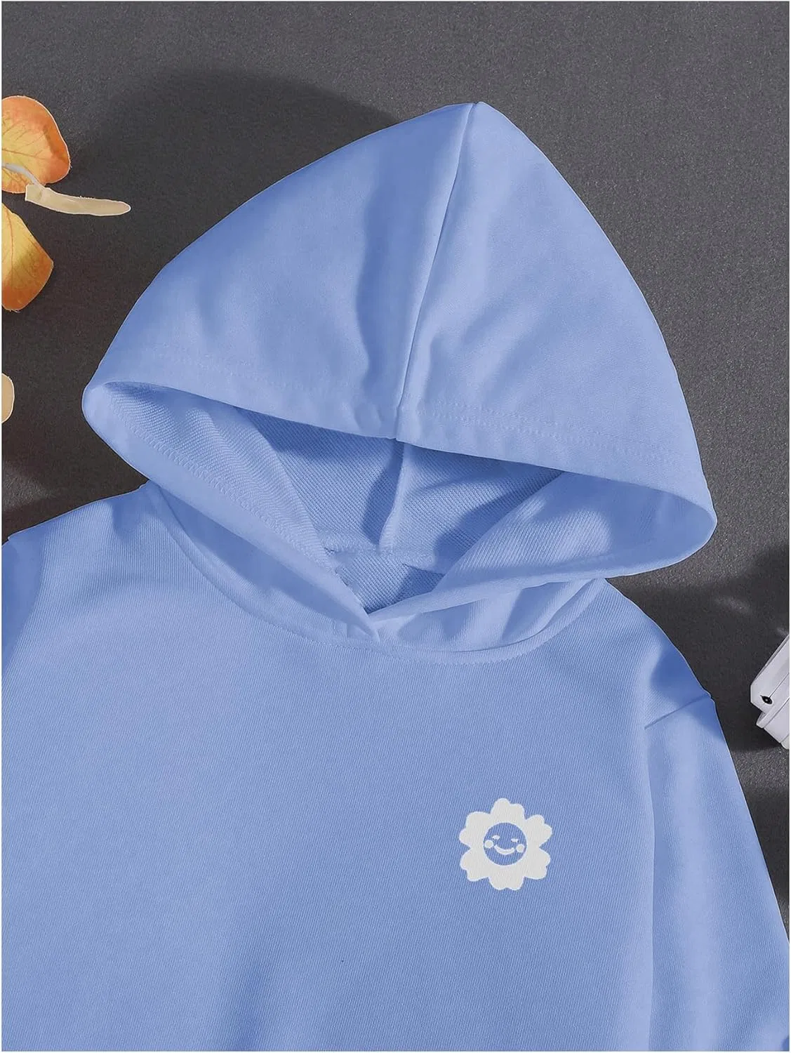 Детская толстовка с принтом COZYEASE, Light Blue — фото 3