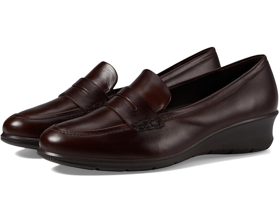 Лоферы ECCO Felicia Penny Loafer, цвет Potting Soil