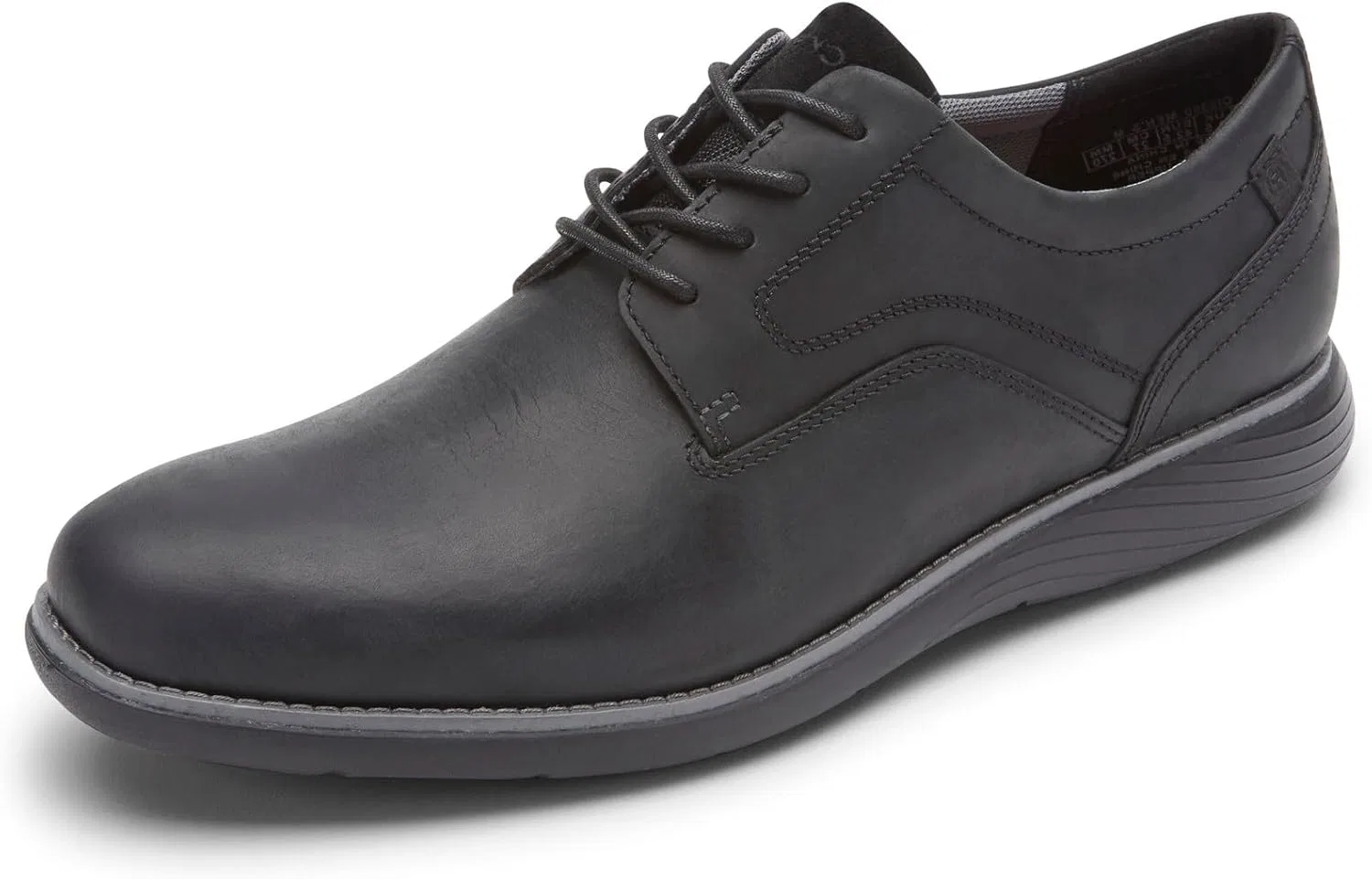 Мужские оксфорды Rockport Garrett с гладким носком, Black