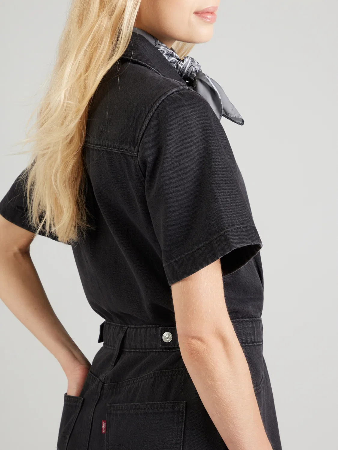 Платье-рубашка 'Платье в стиле вестерн Логан с коротким рукавом' Levi'S , Black Denim — фото 2