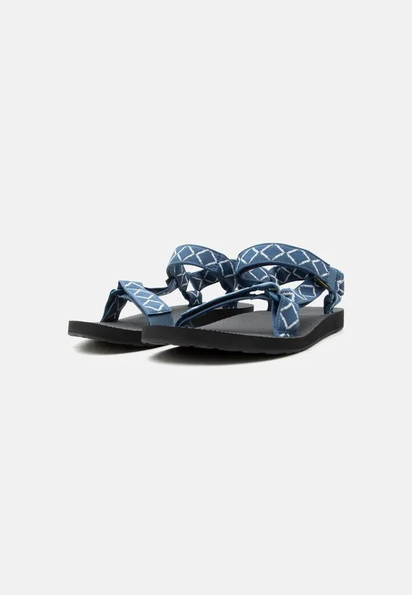 Оригинальные универсальные мужские сандалии для ходьбы Teva, Diamond Navy — фото 2