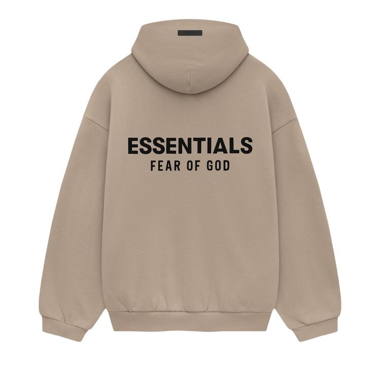 Худи Fear of God Essentials Fleece Hoodie II Desert Sand, желто-коричневый — фото 2