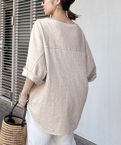 

Футболка, крой regular fit, бренд Top Nuance FRAMeWORK, цвет бежевый