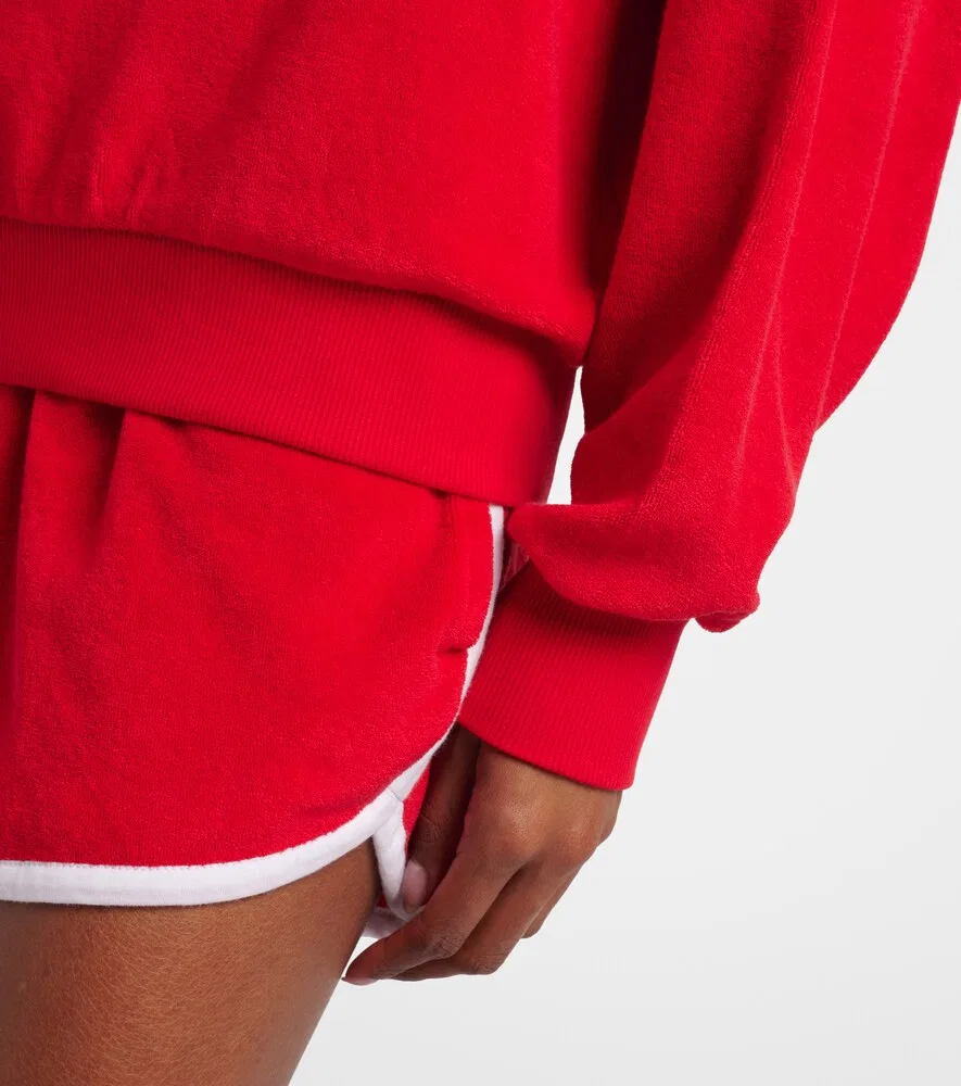 Поло из махровой ткани из смесового хлопка Polo Ralph Lauren, красный — фото 4
