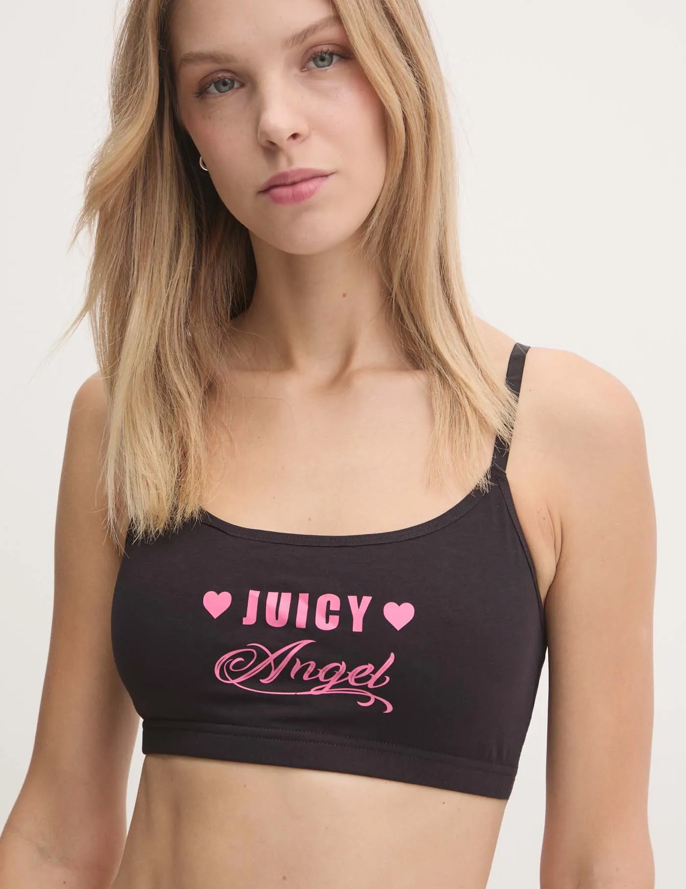 

Бюстгальтер JUICY SLOGAN BRALETTE Juicy Couture, черный