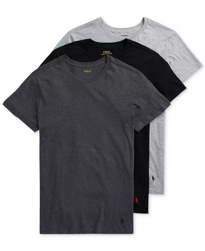 

Мужские классические майки, 3 шт Polo Ralph Lauren, мультиколор