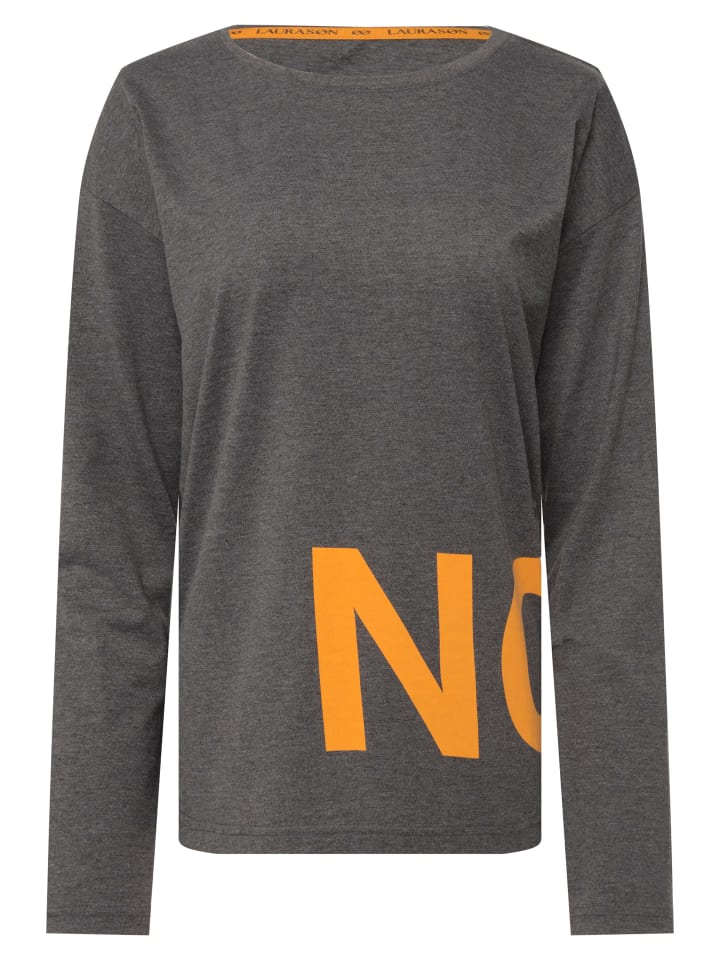 

Рубашка цвета антрацитовый меланж LAURASØN