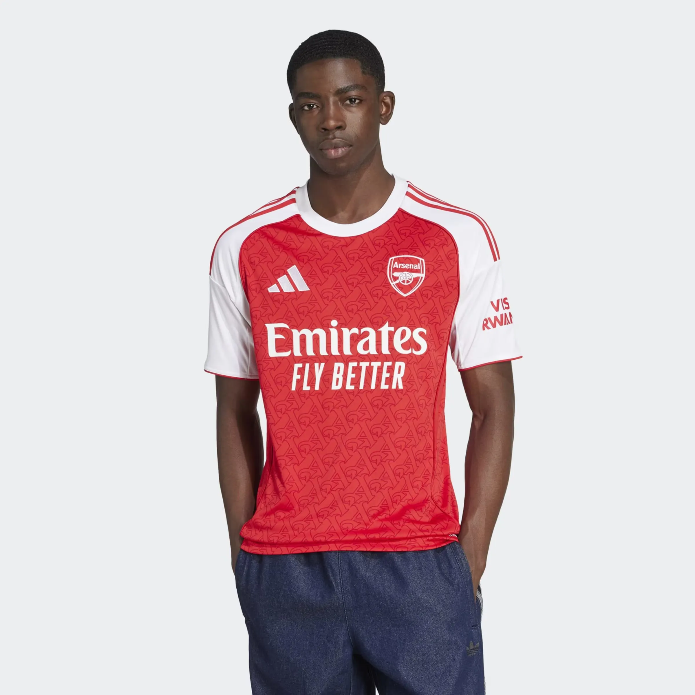 

Футболка мужская домашняя Arsenal FC 2025-2026 adidas, красный