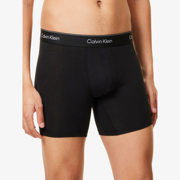 Трусы-боксеры Calvin Klein Icon с эластичной резинкой, черный — фото 4